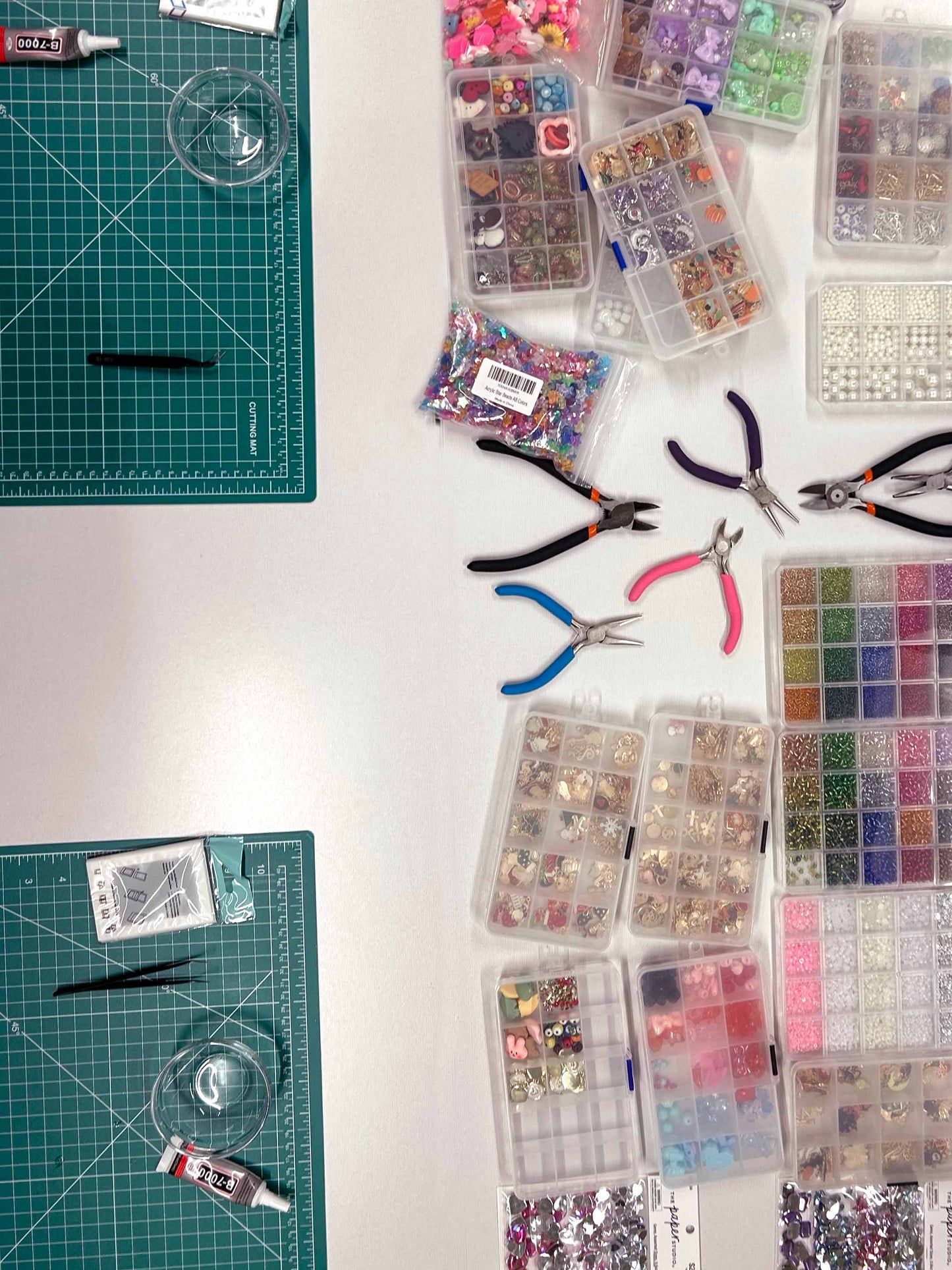 Beaded Polaroid Magnets Workshop