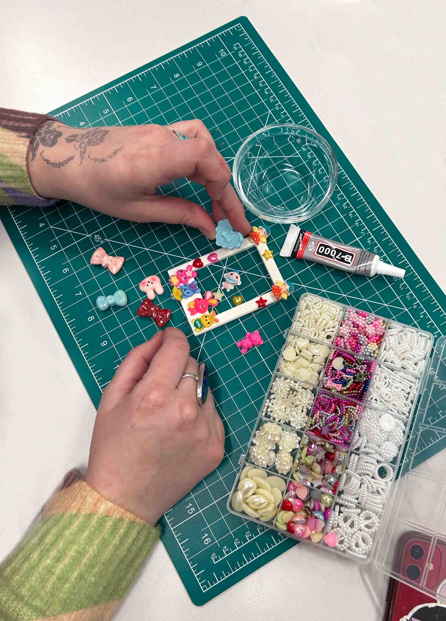 Beaded Polaroid Magnets Workshop