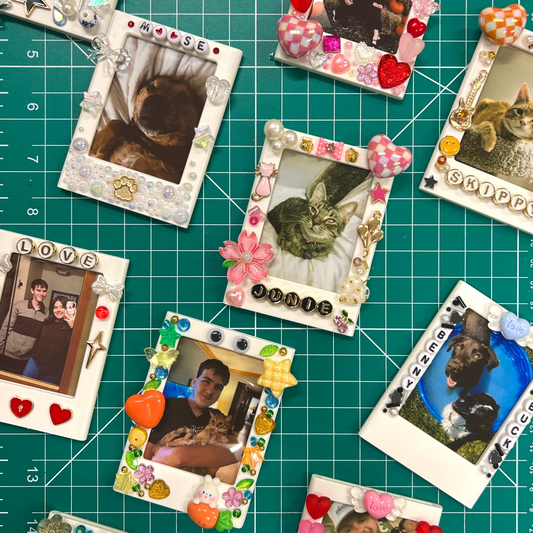 Beaded Polaroid Magnets Workshop